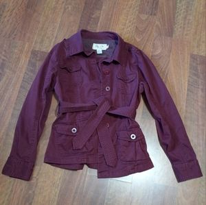 Organic Cotton Jacket w/ Buttons & Tie